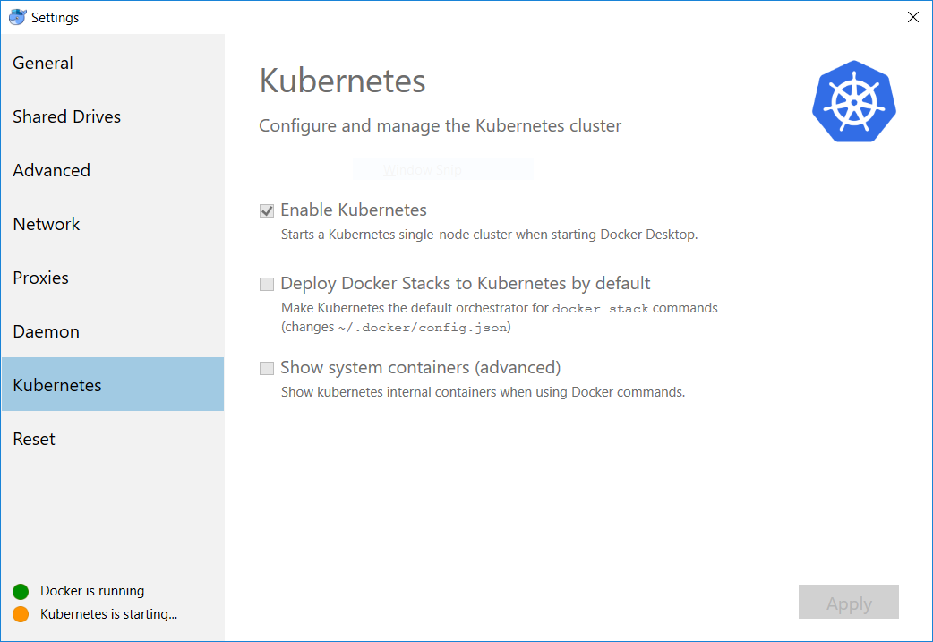 Kubernetes Setting